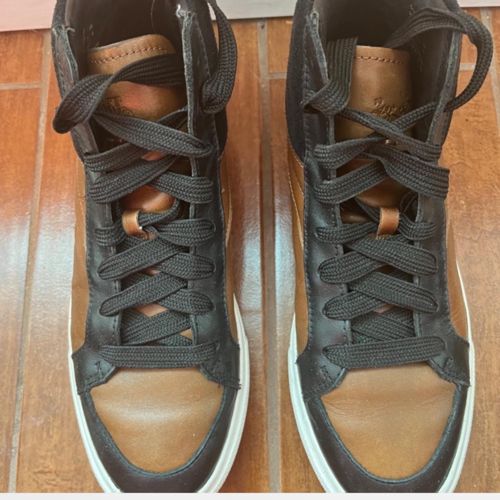 Coach C202 Mens High Top Leather Sneakers size 7